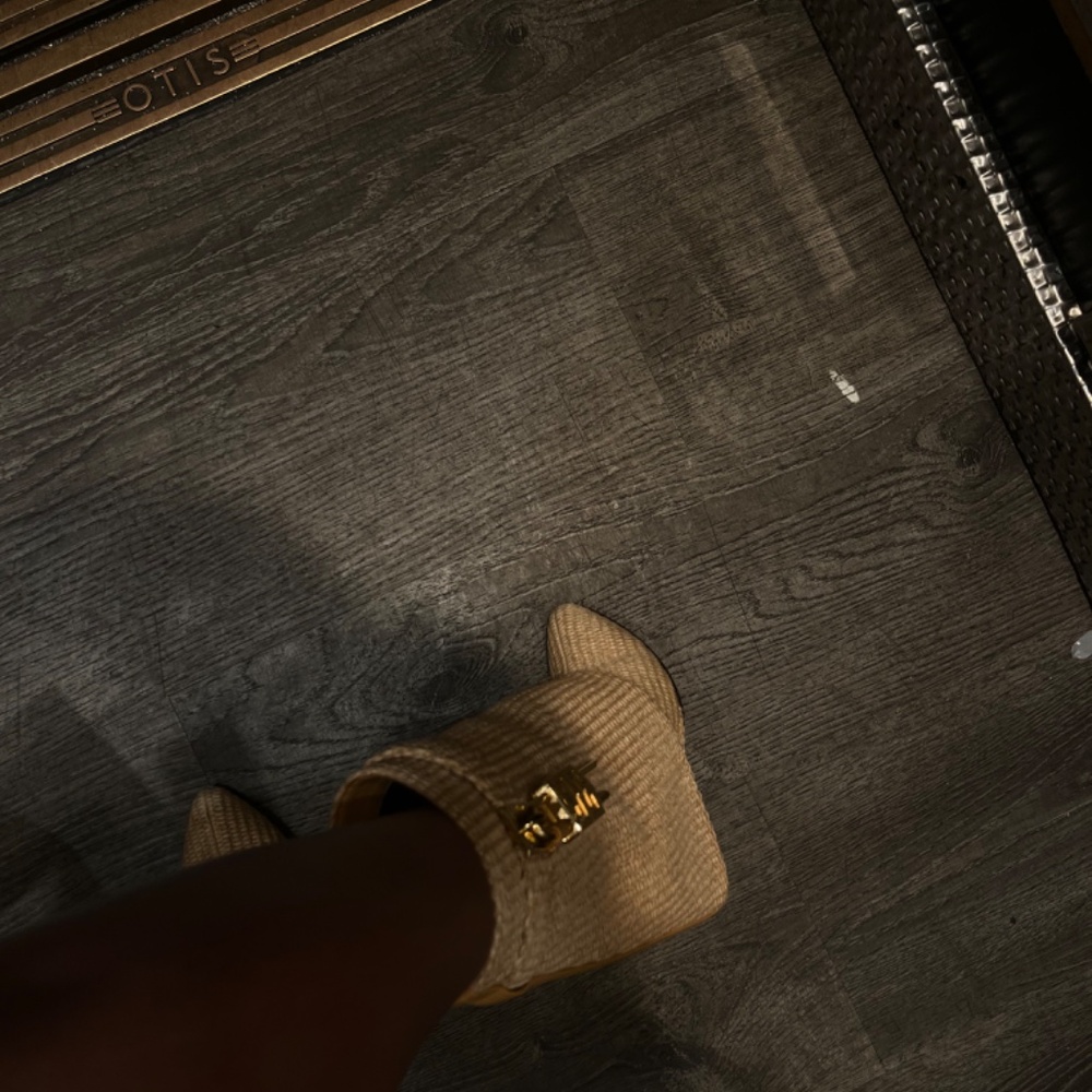Givenchy Woven Beige Ankle Boots with Gold Hardware - Picture 2 of 4